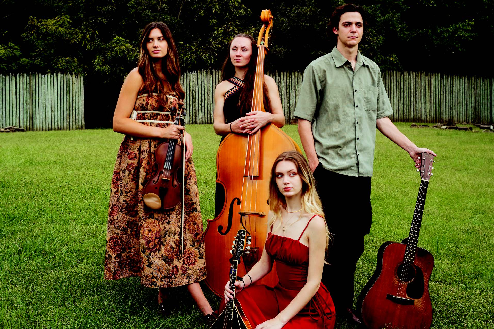 Burnett Sisters Band 8/21 Charlotte Folk Society - The Burnett Sisters Band